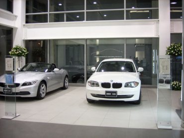 99年BMW新車展示佈置no.5